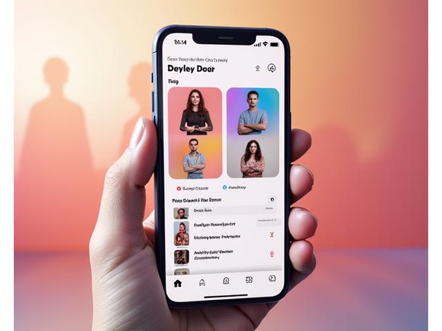 Mobile dating app UI showcasing diverse profiles, pronoun selection, and inclusive design elements for the LGBTQ+ community
