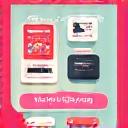 Gamified dating app elements like badges, points, and progress bars
