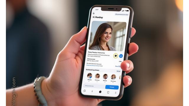 Screenshot of a niche dating app with community features and specialized profile fields